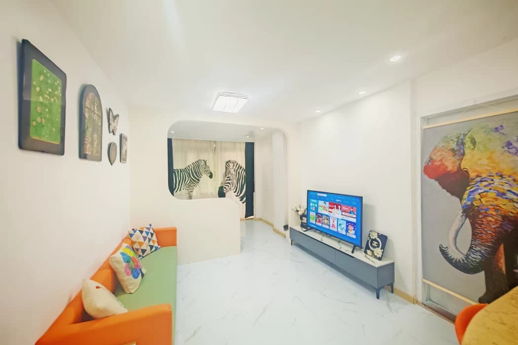 Two-bedroom apartment for rent near Haizhu Square/Beijing Road Pedestrian Street | Guangzhou Chengtu Fanfan Homestay