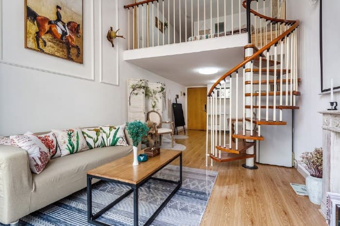 Exquisite duplex one-bedroom suite
