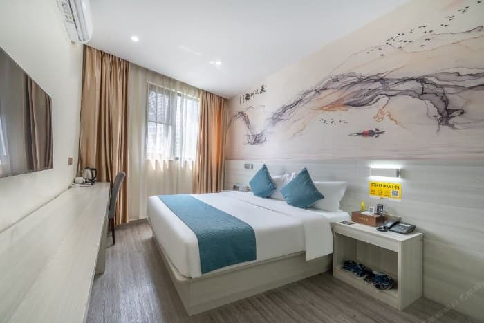 One-bedroom serviced apartment for rent in Xintang commercial center | Guangzhou Elegant Apartment (Xintang High-speed Railway Station Branch)