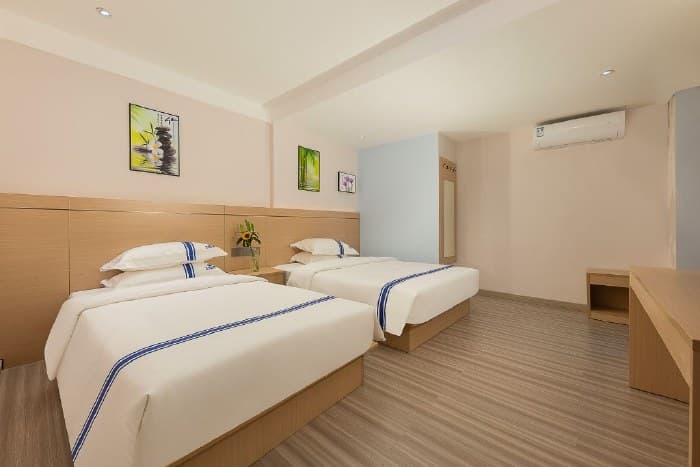 Standard 2-bedroom hotel room for rent in Pazhou Convention and Exhibition Center/Guangzhou Tower/Kecun | Guangzhou Kaiyue Apartment (Guangzhou Tower Pazhou Convention and Exhibition Center Branch)