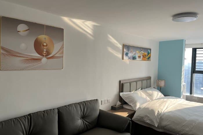 Enjoy a private twin room (washing machine + screen mirroring + cable TV)