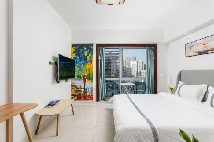 Leisurely high-rise view room
