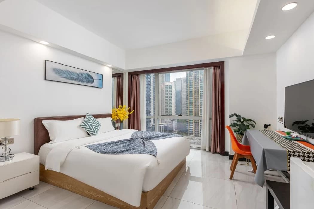 One-bedroom serviced apartment for rent in Zhujiang New Town/Guangdong Provincial Museum | Huaman Hampton Apartment (Guangzhou Zhujiang New Town Metro Station Branch)