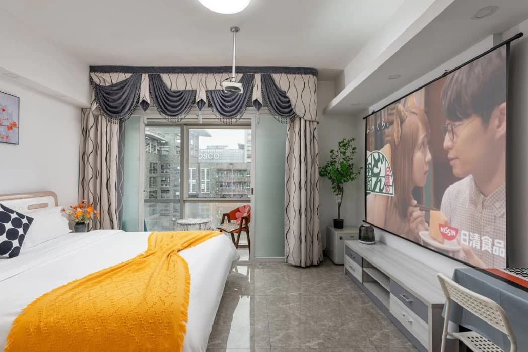 One-bedroom serviced apartment for rent in Zhujiang New Town/Guangdong Provincial Museum | Huaman Hampton Apartment (Guangzhou Zhujiang New Town Metro Station Branch)