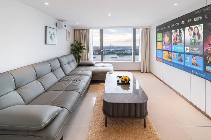 3-Bedroom Hotel-Style Apartment for Rent in Dashadi Business District | Iris River View | YESNOSTALGIA CIN Apartment (Financial City Sanxi Metro Station Branch)