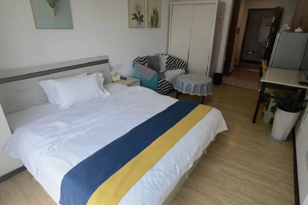 1-bedroom standard apartment for rent near Jianshe Road/Eastern Suburbs Memory Park | Chuyi Self-Service Apartment (Chengdu University of Technology Shili Metro Station Branch)
