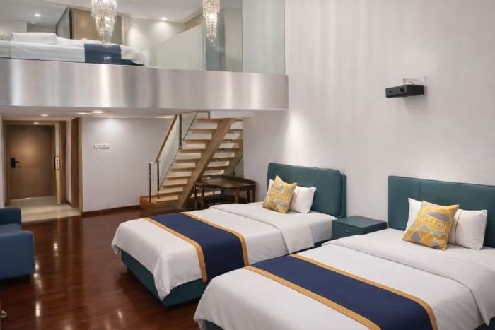 2-Bedroom Hotel-Style Apartment for Rent in Zhujiang New Town/Provincial Museum | Yijia Homestay (Zhujiang New Town Branch)
