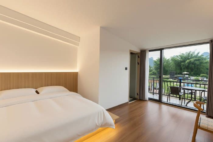 One-bedroom apartment for rent in Yulong River National Tourist Resort | Jijian Qingshan Homestay (Yangshuo Shili Gallery Yulong River Scenic Area Branch)