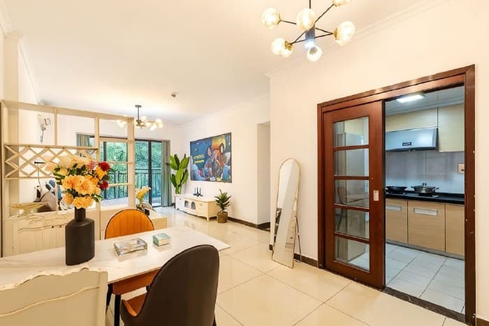 3-Bedroom Hotel-Style Apartment for Rent in Pazhou Convention and Exhibition Center/Guangzhou Tower/Kecun | Guangzhou Xihe Apartment (Pazhou Convention and Exhibition Center Branch, Wanshengwei Metro Station)