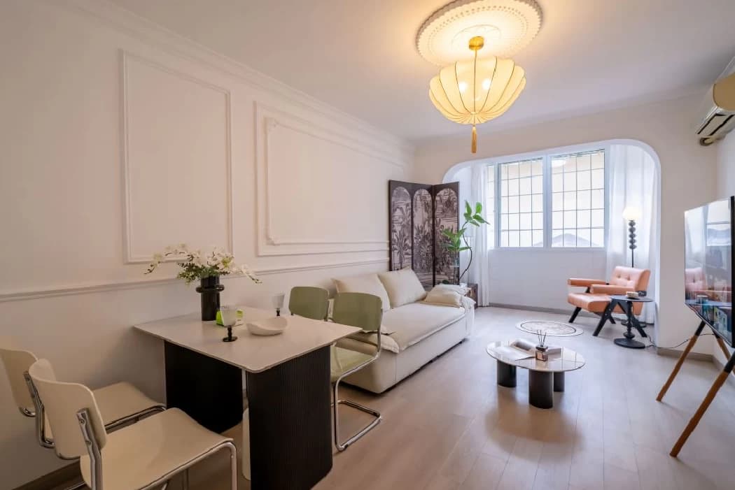 Two-bedroom standard apartment for rent near Jing'an Temple/Nanjing West Road | Guisu Homestay (Shanghai Jing'an Temple Branch)