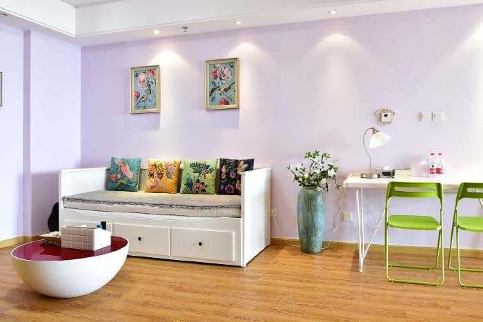 One-bedroom apartment for rent in Wangjing/Jiuxianqiao/798 area | Beijing Hesheng Qilinshe Apartment