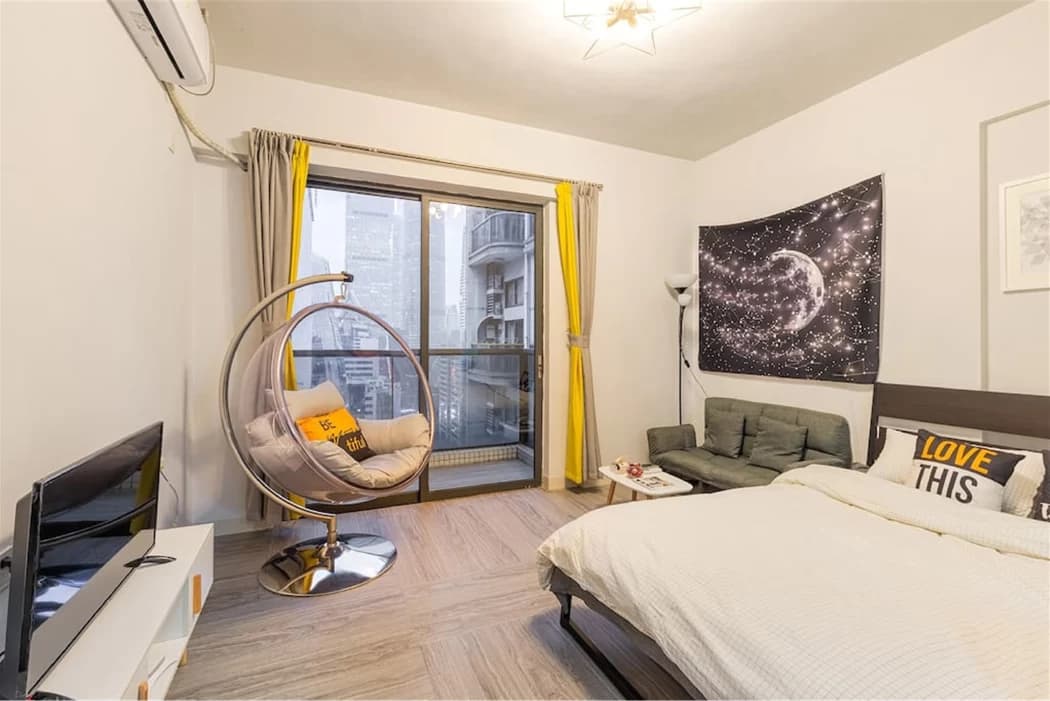 One-bedroom apartment for rent in Zhujiang New Town/Provincial Museum | Man Shi Guang