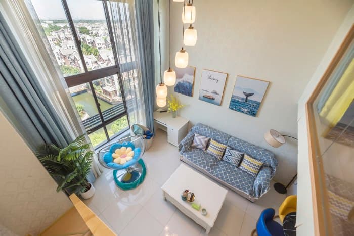 Qingpu Zhujiajiao/Dongfanglvzhou Entire Duplex 1-Bedroom Apartment for Rent | Chengchengjia Apartment No. 1