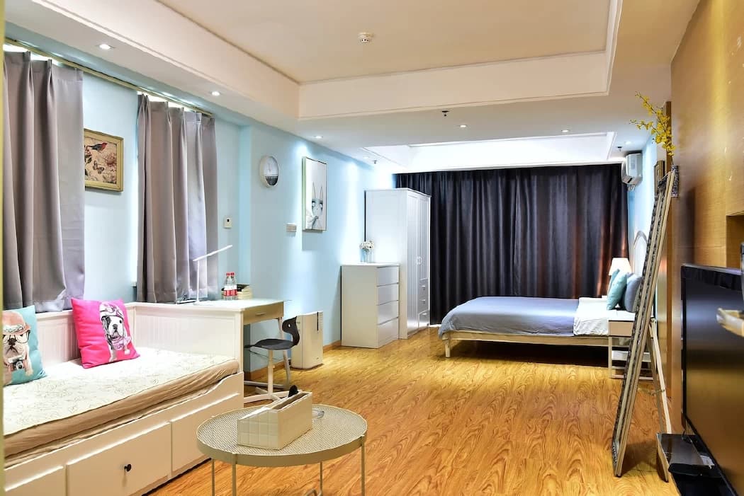 One-bedroom serviced apartment for rent in Wangjing/Jiuxianqiao/798 area | Beijing Hesheng Qilinshe Apartment