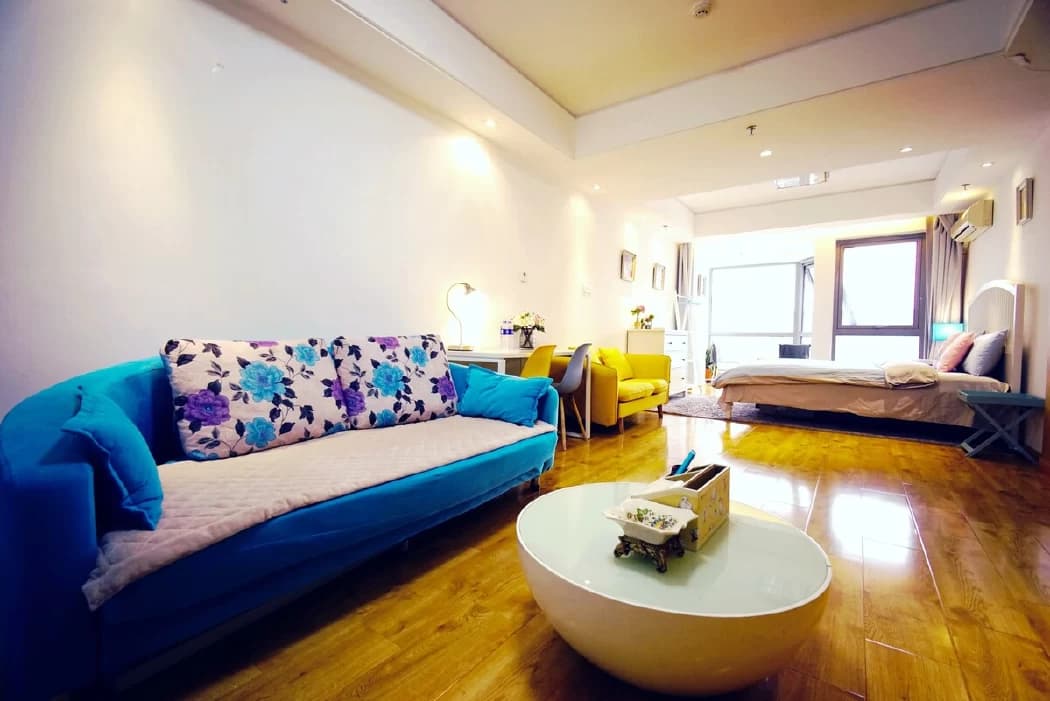 One-bedroom apartment for rent in Wangjing/Jiuxianqiao/798 area | Beijing Hesheng Qilinshe Apartment