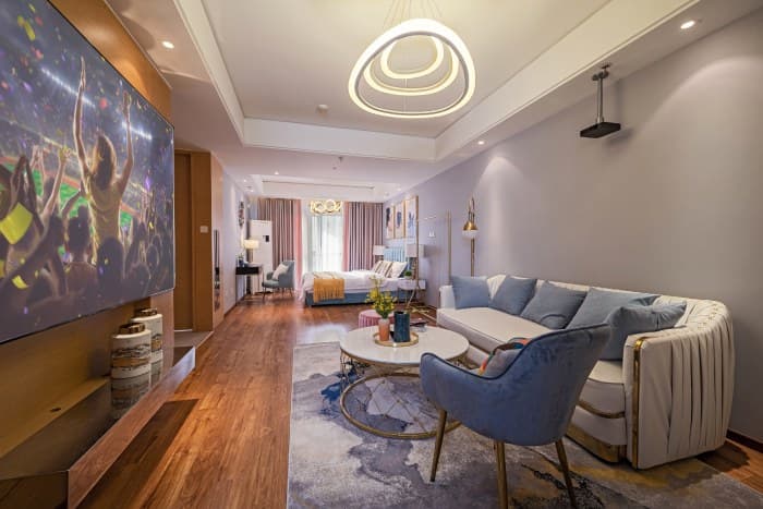 One-bedroom serviced apartment for rent in Wangjing/Jiuxianqiao/798 area | Doraemon's Magic House