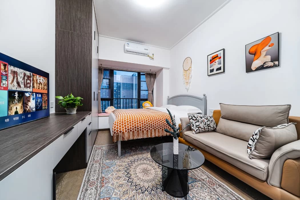 1-Bedroom Hotel-Style Apartment for Rent near Jianshe Road/Dongjiao Memory Park | Cozy Little House in Dongjiao Memory Park