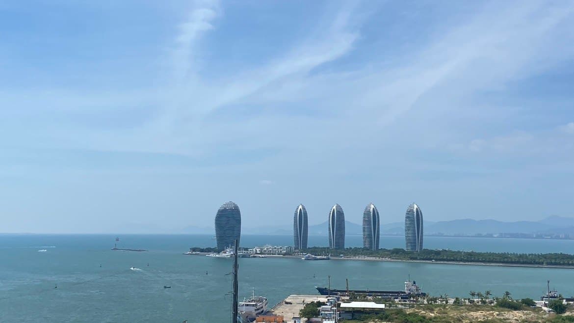 High-rise ocean view suites above the China Duty Free Shop
