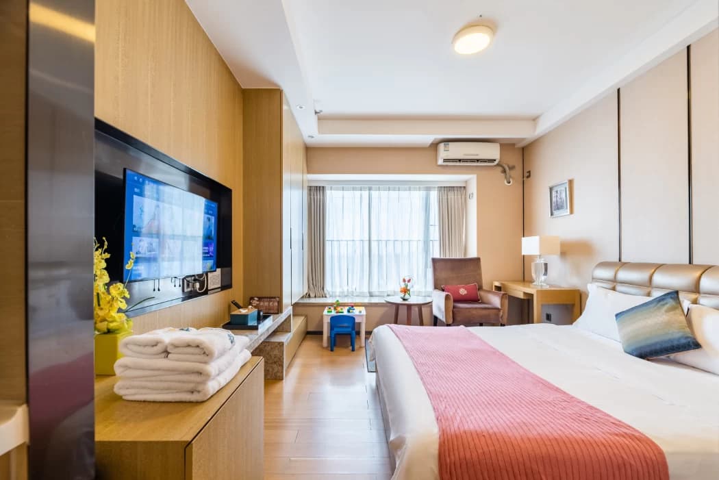 Panyu Chimelong/Guangzhou South Railway Station area, 1-bedroom standard apartment for rent | South Railway Station Chimelong Meilin Home Loft Duplex Apartment/Homestay
