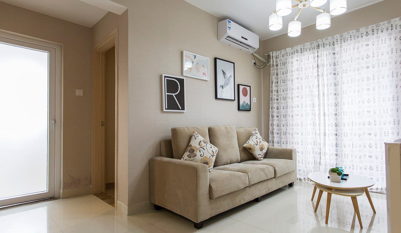 Simple and comfortable two-bedroom apartment