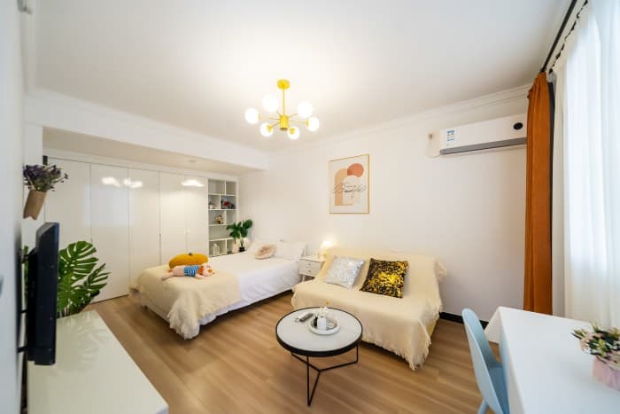 Jing'an Temple/Nanjing West Road Entire Standard Apartment for Rent (1 Bedroom) | Meili Homestay