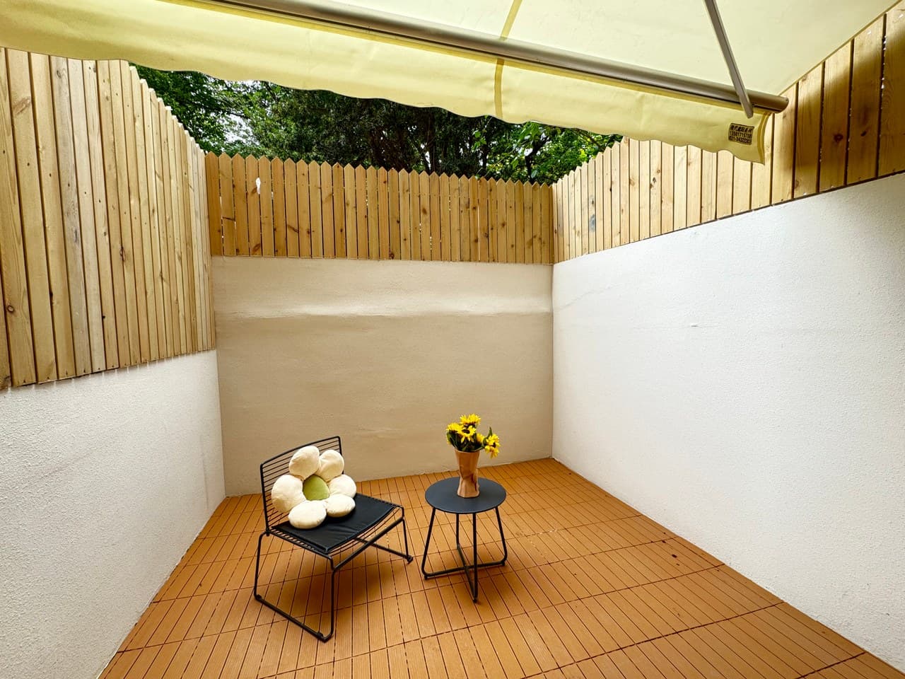 First floor with yard