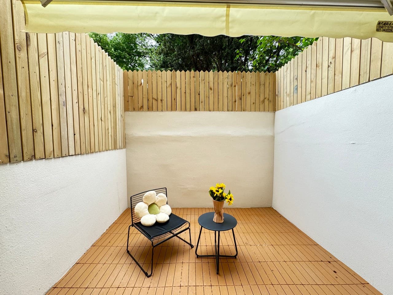 First floor with yard
