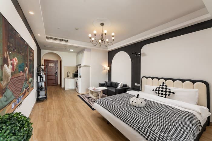 One-bedroom serviced apartment for rent near Haizhu Square/Beijing Road Pedestrian Street | White House Hostel (Beijing Road Pedestrian Street)