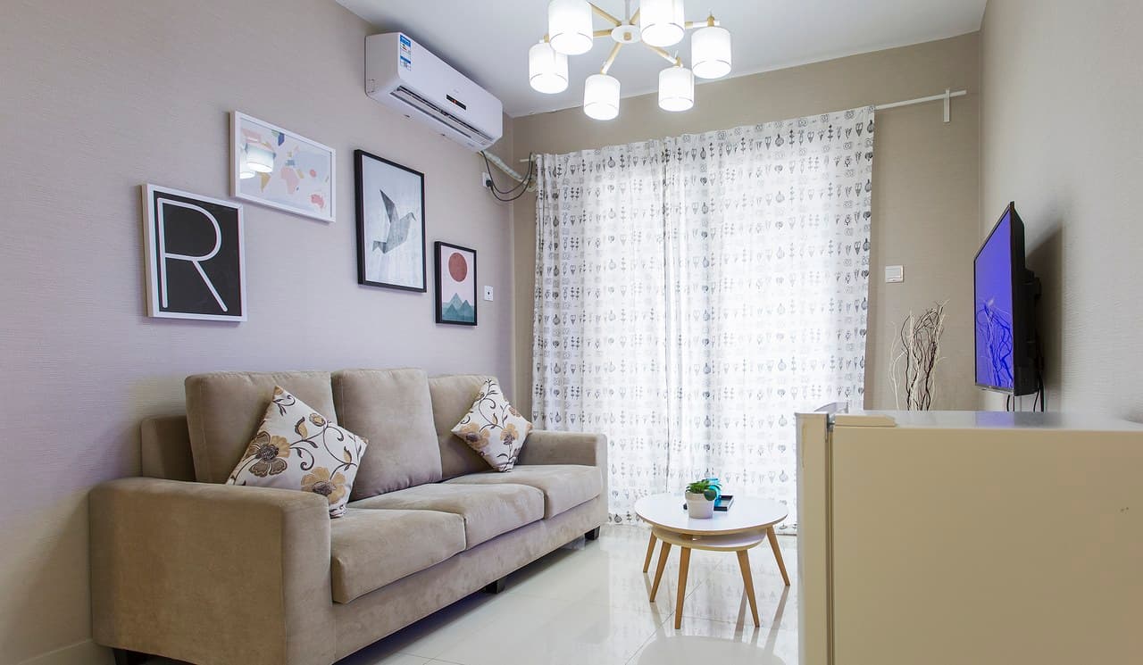 Simple and comfortable two-bedroom apartment