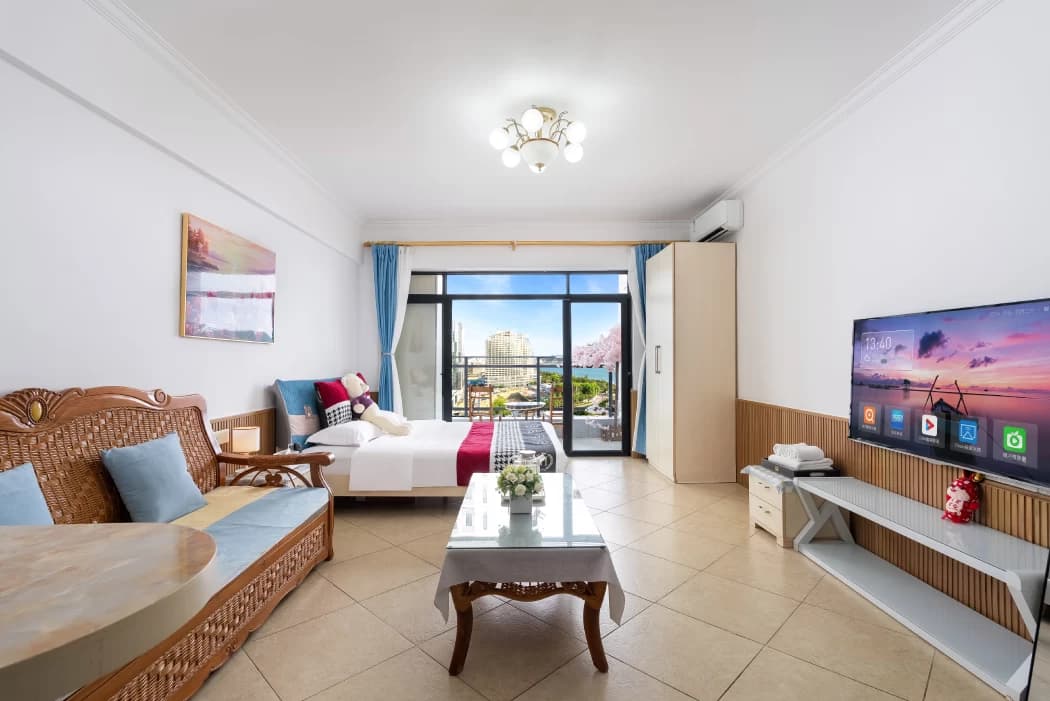 Sanya Bay Coconut Dream Corridor/Phoenix Airport/West Island Entire Hotel Apartment for Rent (1 Bedroom) | Sanya Muhai Seaview Homestay