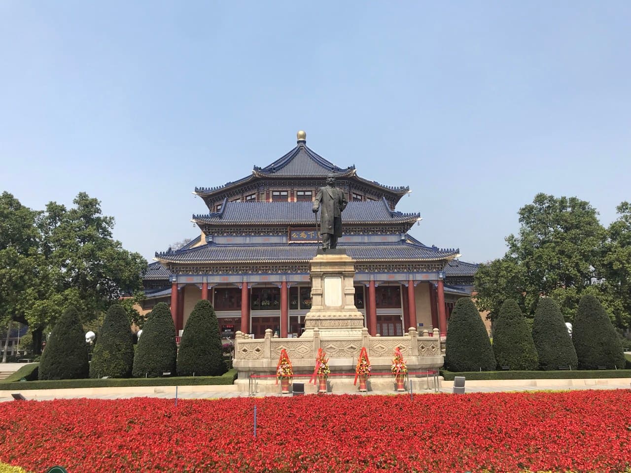 Near Memorial Hall and Yuexiu Park