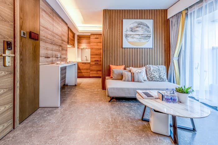 Shenzhen Bay Port/Shekou Entire Hotel-Style Apartment for Rent (1 Bedroom) | Shenzhen Bay Cloud Top Executive Apartment