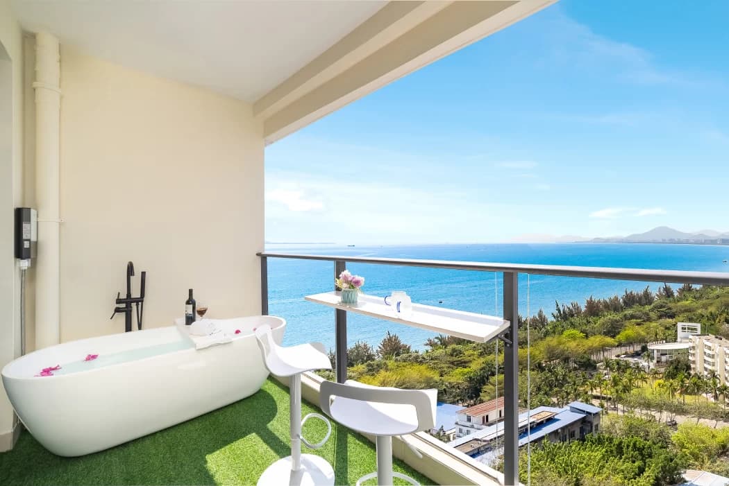 Sanya Bay Coconut Dream Corridor/Phoenix Airport/West Island Entire Hotel-Style Apartment for Rent (1 Bedroom) | Sanya Seaview Secluded Apartment