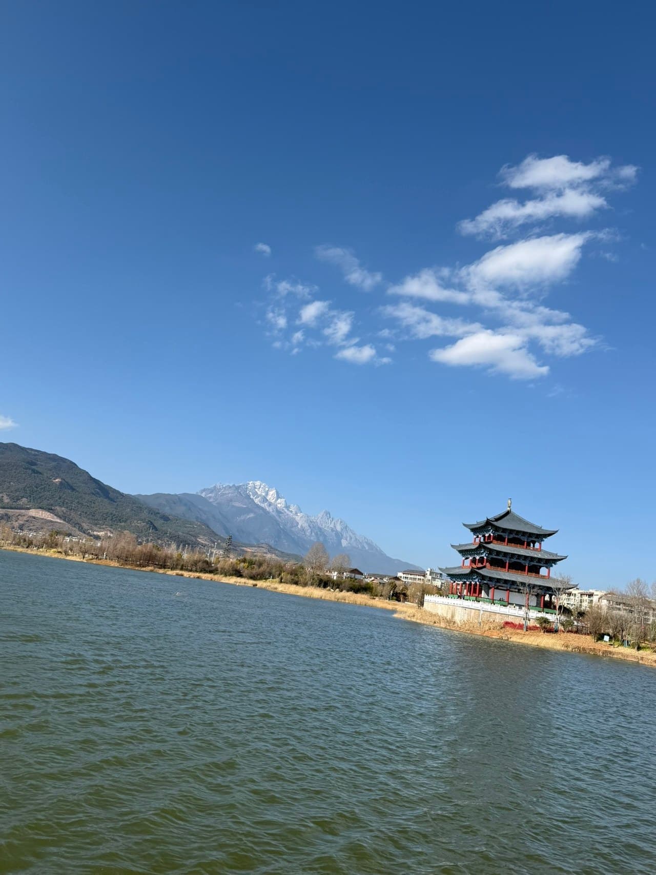 Near the snow-capped mountains, Shuhe Ancient Town, Lijiang Ancient City