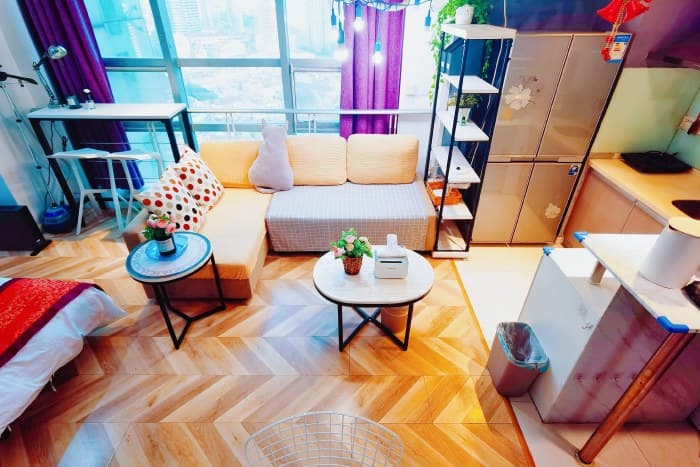 Entire duplex apartment for rent in the North Bund area | [Yuejia Xiaozhu]