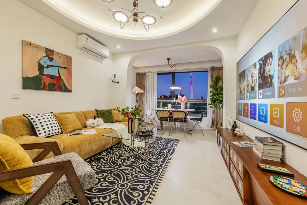 3-Bedroom Hotel-Style Apartment for Rent in Zhujiang New Town/Guangdong Provincial Museum | Weiting Meisu (Guangzhou Tower Branch)