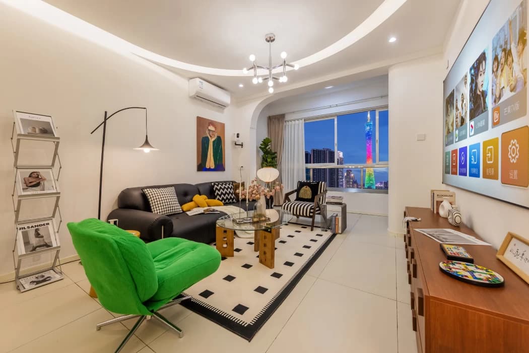 3-Bedroom Hotel-Style Apartment for Rent in Zhujiang New Town/Guangdong Provincial Museum | Weiting Meisu (Guangzhou Tower Branch)