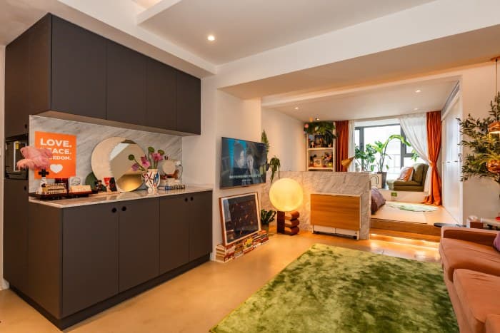 1-bedroom apartment for rent near Jing'an Temple/Nanjing West Road | Ningning (in the US, 15-hour time difference)