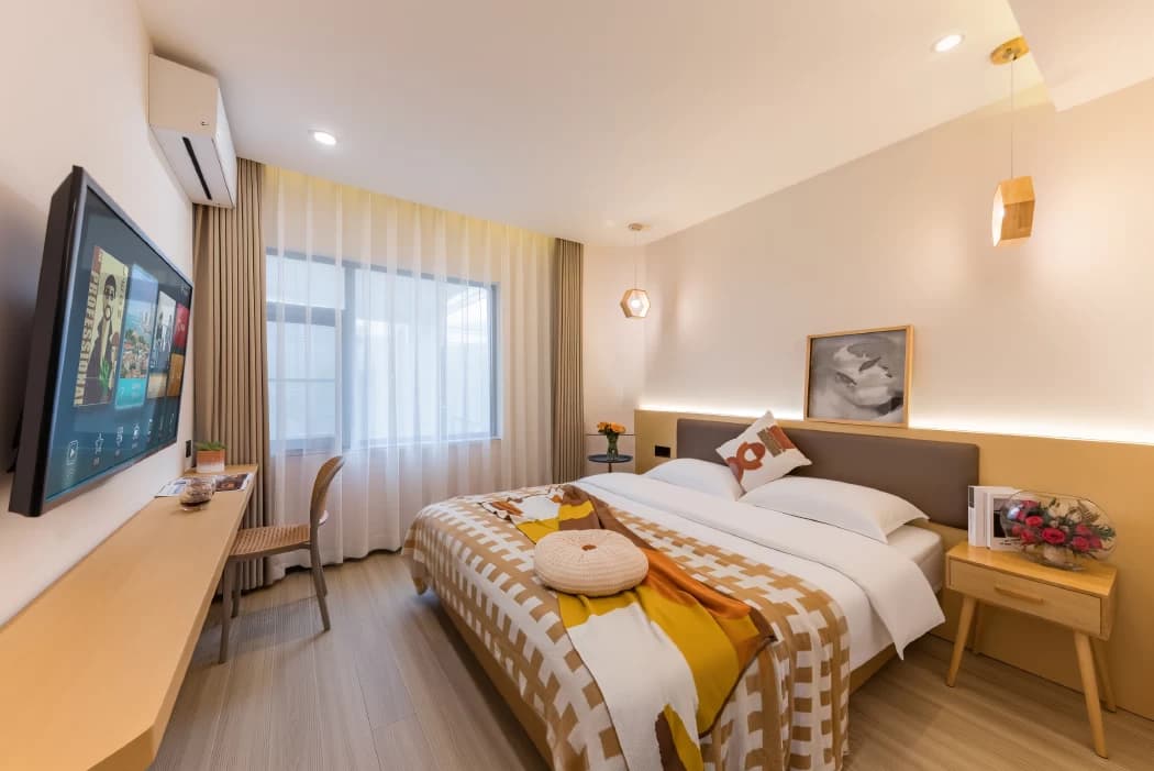 1-bedroom single room in a villa for rent in the Xiamen University area | Shangpin Harajuku (Xiamen University Branch)