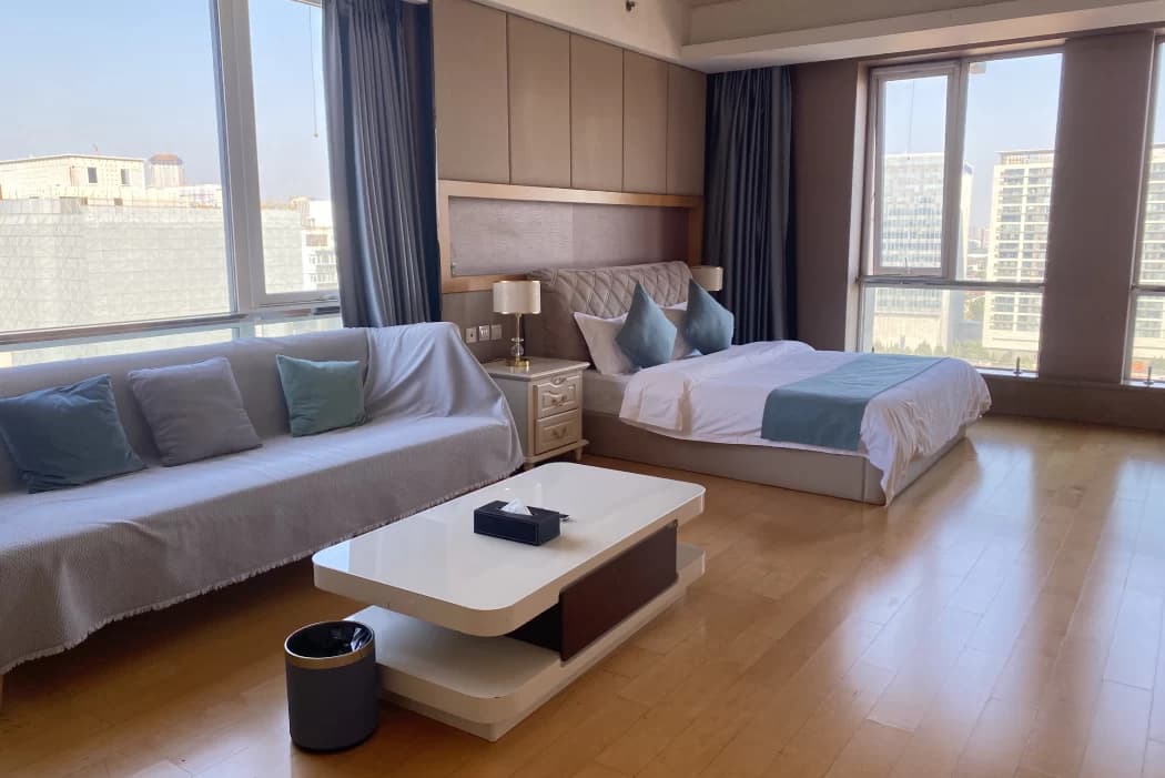 One-bedroom serviced apartment for rent in the Sanlitun/Workers' Stadium/Dongzhimen area | Sun Wukong's Water Curtain Cave