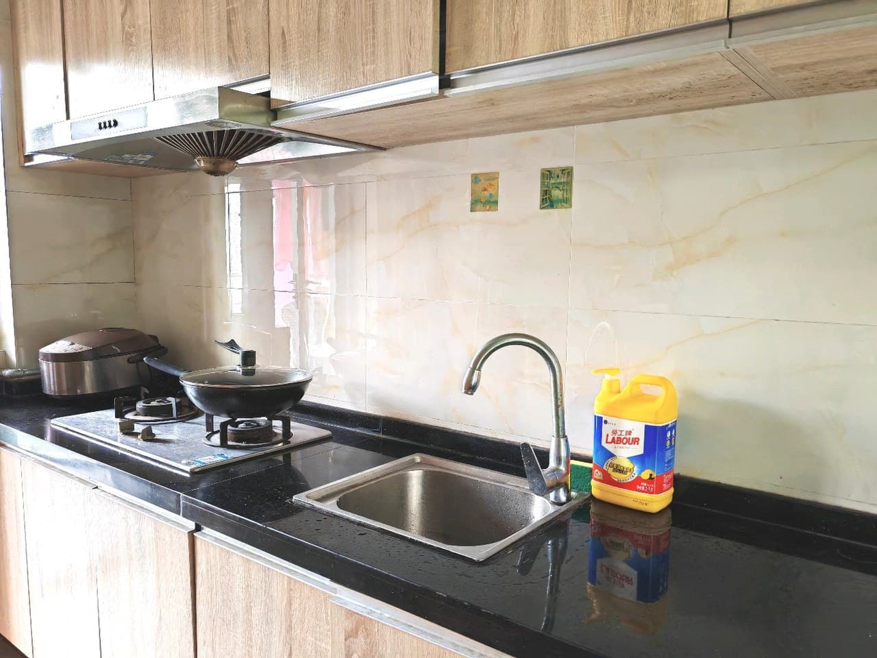 Spacious kitchen, fully equipped