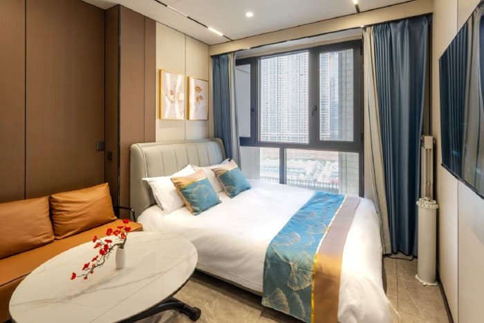 One-bedroom apartment for rent in the People's Square area | Urban Family (Nanjing Road Pedestrian Street Branch)