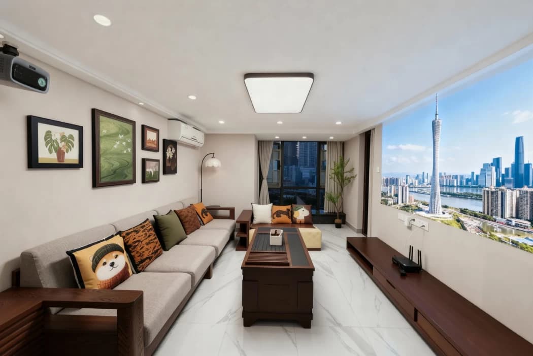 5-bedroom standard apartment for rent near Haizhu Square/Beijing Road Pedestrian Street | Guangzhou Jiayue Boutique Apartment