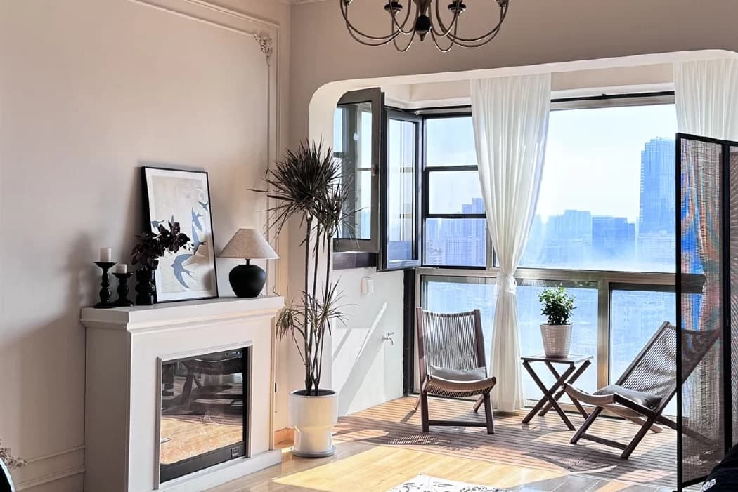 3-bedroom standard apartment for rent on Jianghan Road/Hankou River Beach | Xiaoxiaozhou (zzxx2038)
