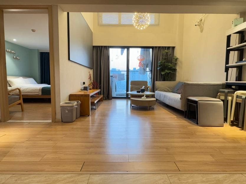 Various room types are available, suitable for staying with family and friends.