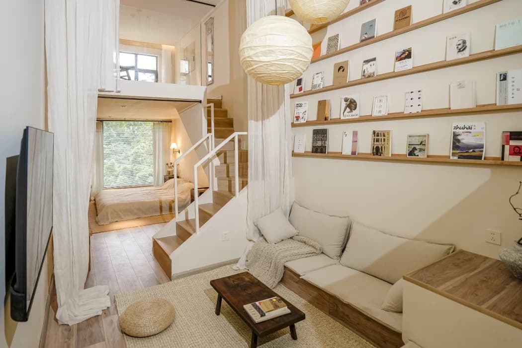 Entire duplex apartment for rent near Haizhu Square/Beijing Road Pedestrian Street | Enjoy a beautiful stay | Guangzhou