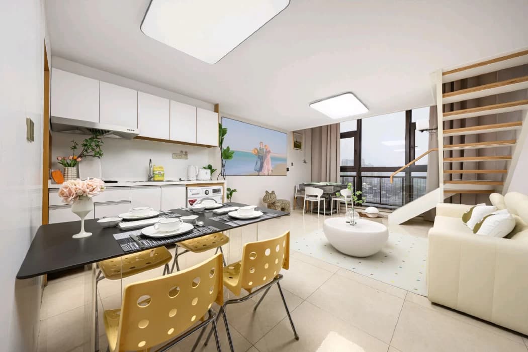 3-Bedroom Duplex Apartment for Rent in Shanghai Railway Station Area | Ruibei Homestay