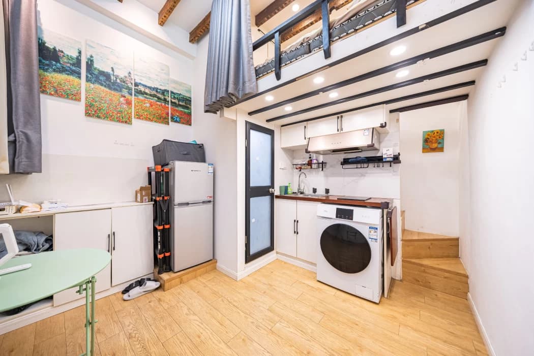 1-bedroom apartment for rent in Dapuqiao area | Weekly/monthly rental in the city center