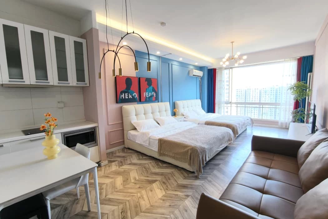 1-Bedroom Hotel-Style Apartment for Rent in Guomao Area | Beijing Pinshang Boutique Apartment