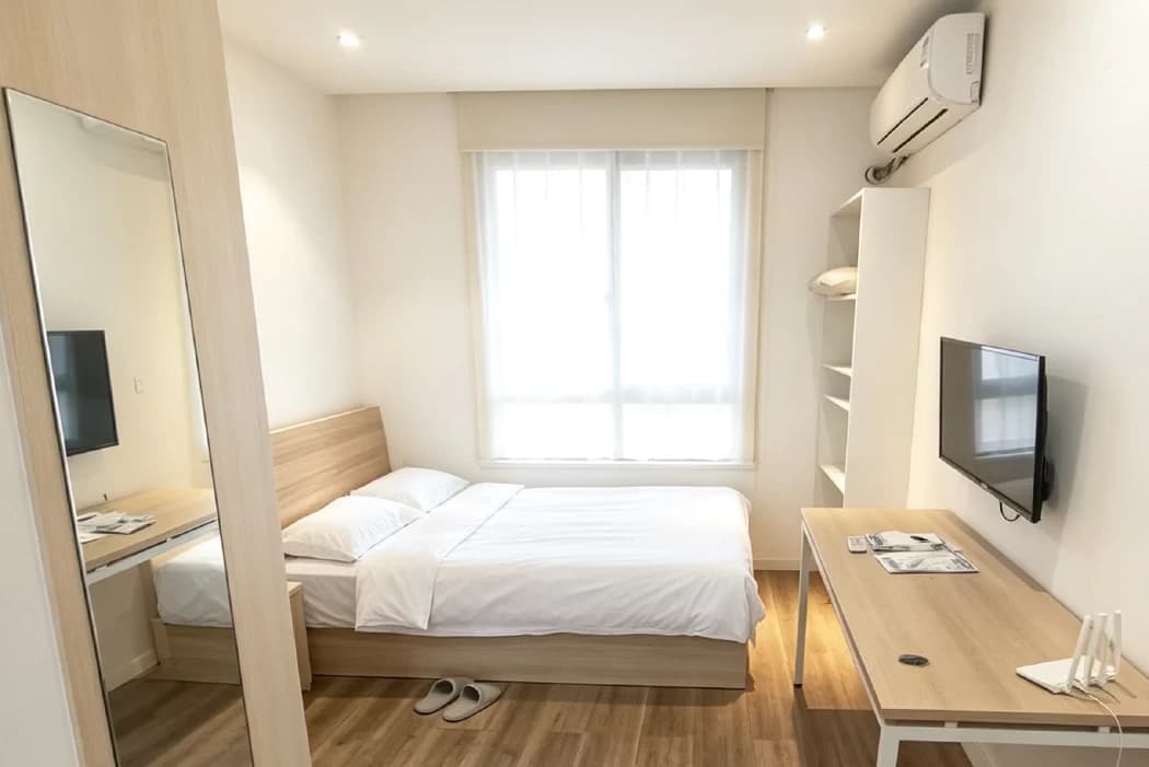 1-bedroom apartment for rent in Zhongshan Park commercial area | Weekly/monthly rental in the city center